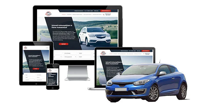 ankauf mobil Ankaufseite mobil – Autoankauf Monzingen mit rotem PKW